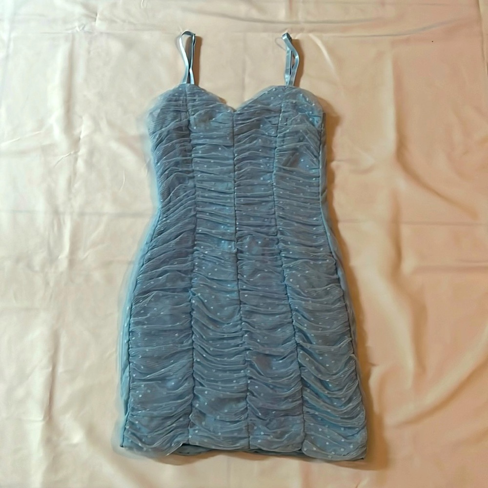 Casual baby blue Dress